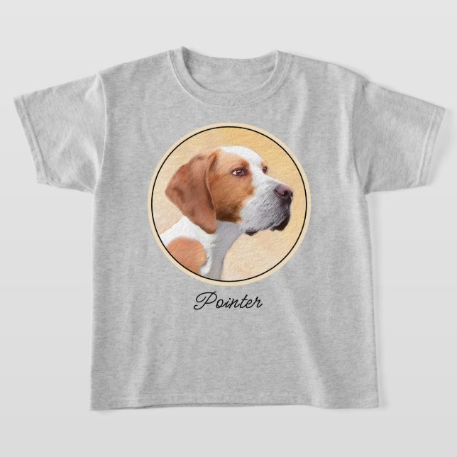 Pekarmålning - Cute Original Hund Art T Shirt (Laydown)