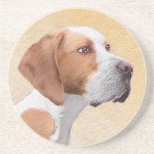 Pekarmålning - Cute Original Hund Art Underlägg