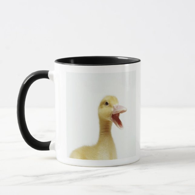 Pekin ankachick som huvud-skjutas mugg (Vänster)