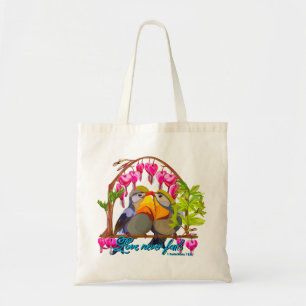 Pekin Robins - Leiothrix Kärlek Misslyckas aldrig Tygkasse
