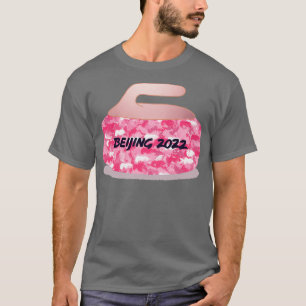 Peking 2022 Vintersport Curling Stone T Shirt