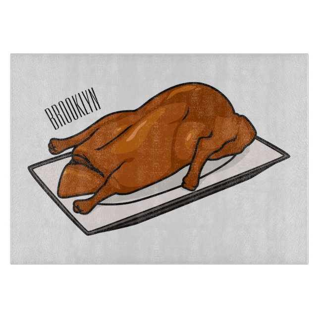 Peking anka tecknad illustration (Framsidan)