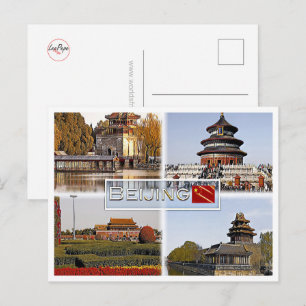 Peking - Kina - Moasik - Vykort