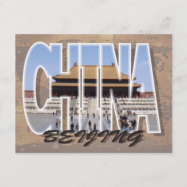 Peking, Kina vykort (Framsida)