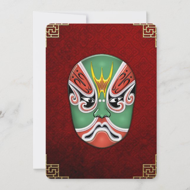 Peking Opera Ansikte-color Masks - Zheng Lun (Framsida)