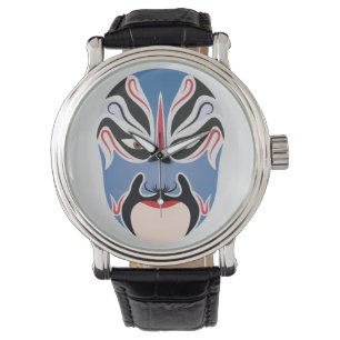 Peking opera makeup Lu Meng Armbandsur