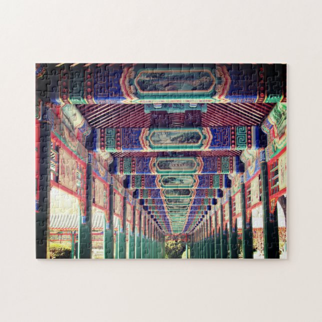 Peking tempel pussel (Horisontell)