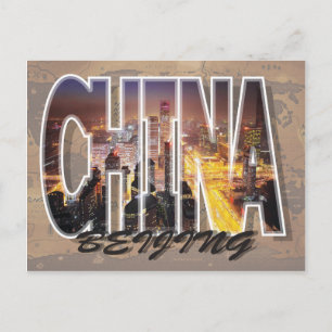 Peking, vykort för China
