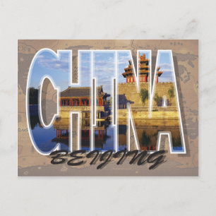 Peking, vykort för China