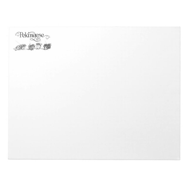 Pekingese Anteckningsblock (Framsida)