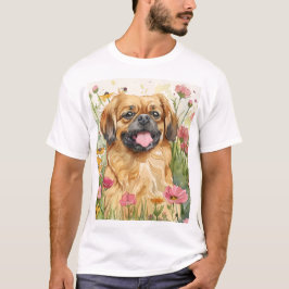 Pekingese Dad Shirt – Watercolor T