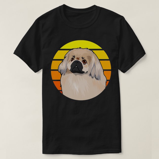 Pekingese Dog Lover Gift  T Shirt (Design framsida)