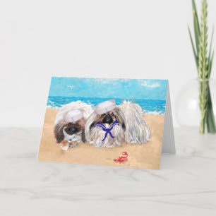 Pekingese Greeting Card Kort