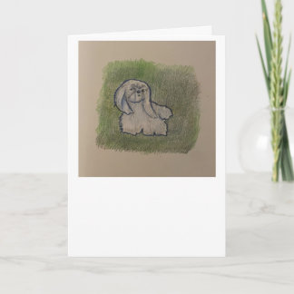 Pekingese Greeting Card Kort