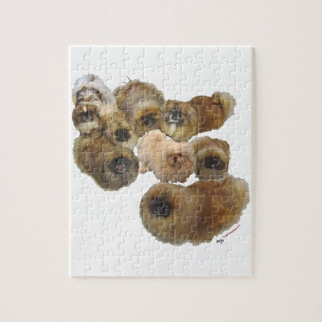 Pekingese Group Pussel (Vertikal)