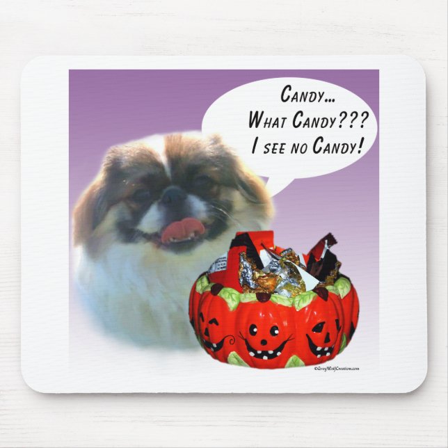 Pekingese Halloween Candy Musmatta (Framsidan)