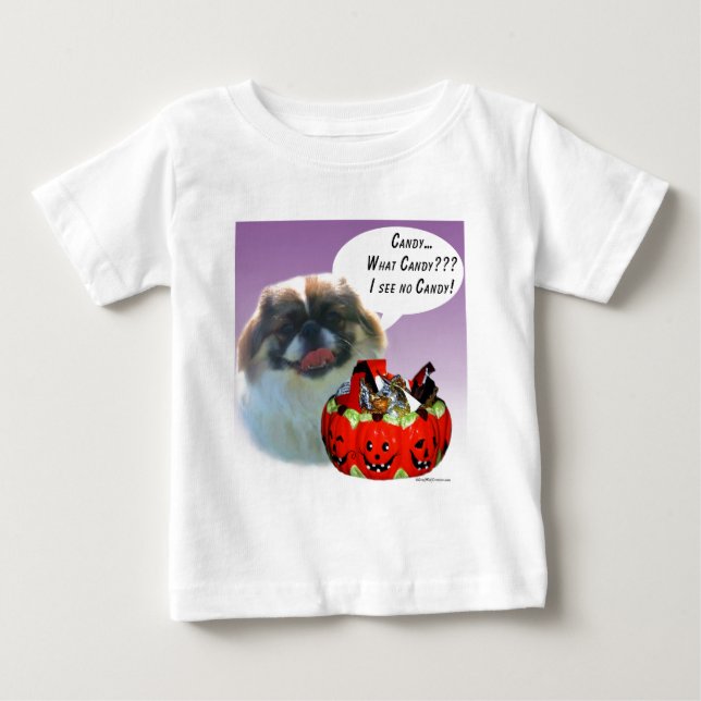 Pekingese Halloween Candy Tröja (Framsida)
