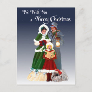 Pekingese Holiday Designs Helg Vykort