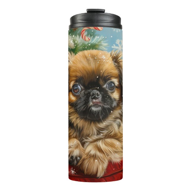 Pekingese Hund jul (Framsida)