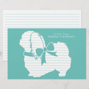 Pekingese Hund Puppy Brevpapper