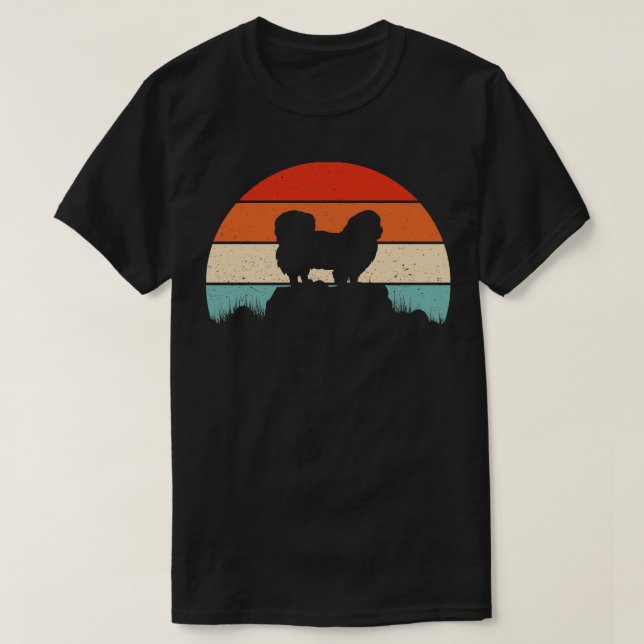 Pekingese Hund T Shirt (Design framsida)