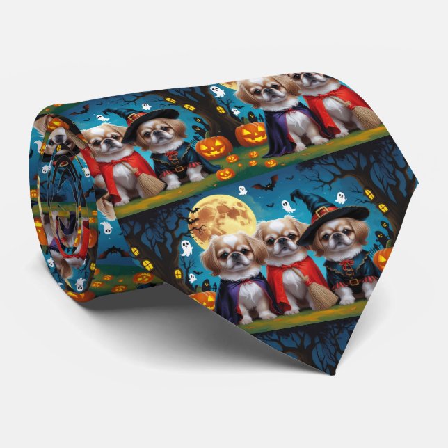 Pekingese Hundar Pumpkin Halloween Funny Slips (Rullad)