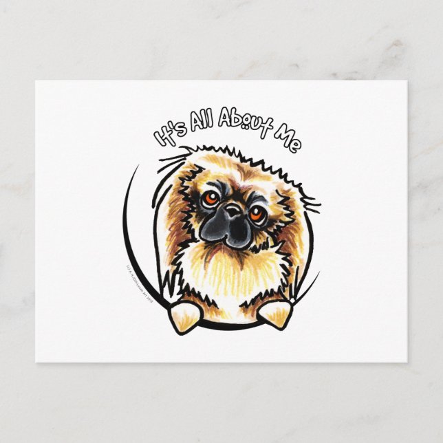 Pekingese IAAM Vykort (Framsida)