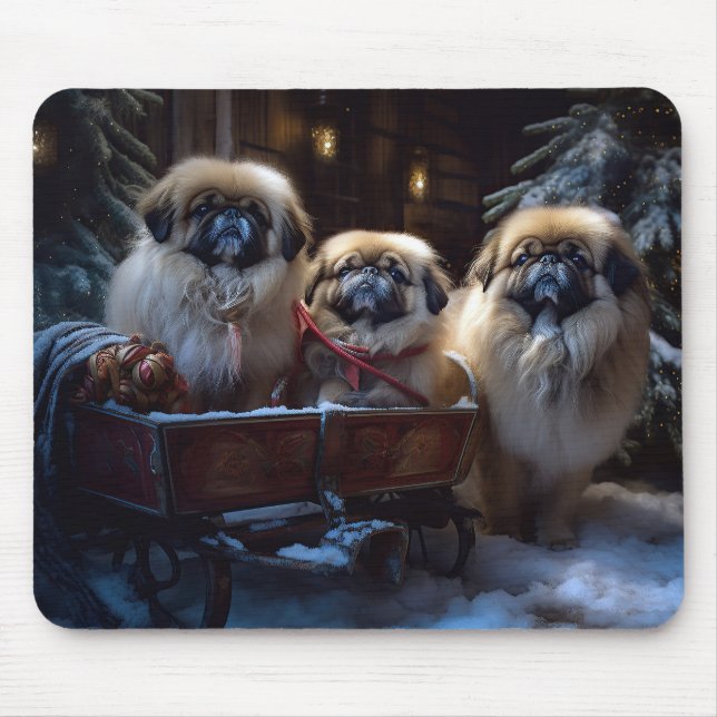 Pekingese jul - helgsäsong musmatta (Framsidan)