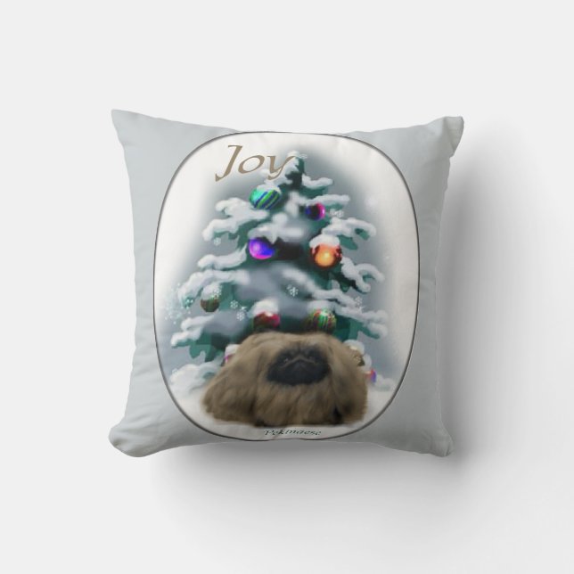 Pekingese-jul Kudde (Framsida)