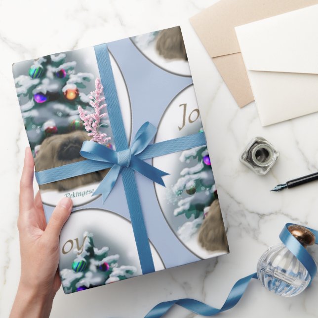 Pekingese-jul Presentpapper (Gifting)