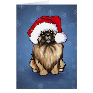 Pekingese-julkort OBS Kort