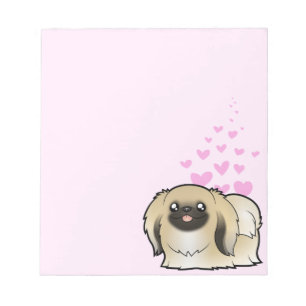 Pekingese kärlek (den klippta showen) anteckningsblock