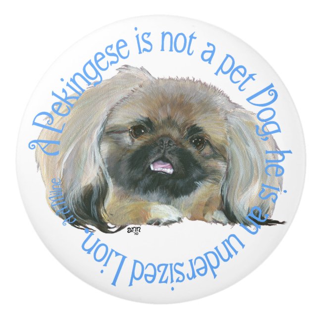 Pekingese Knopp (Framsidan)