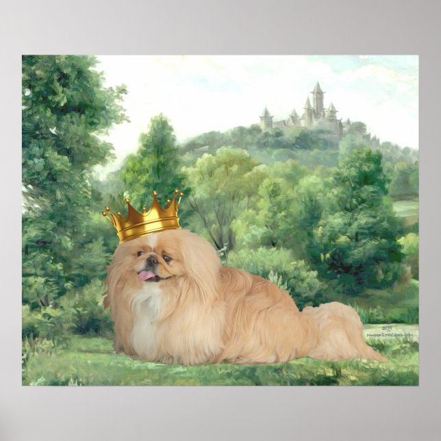 Pekingese Kung Poster (Framsidan)