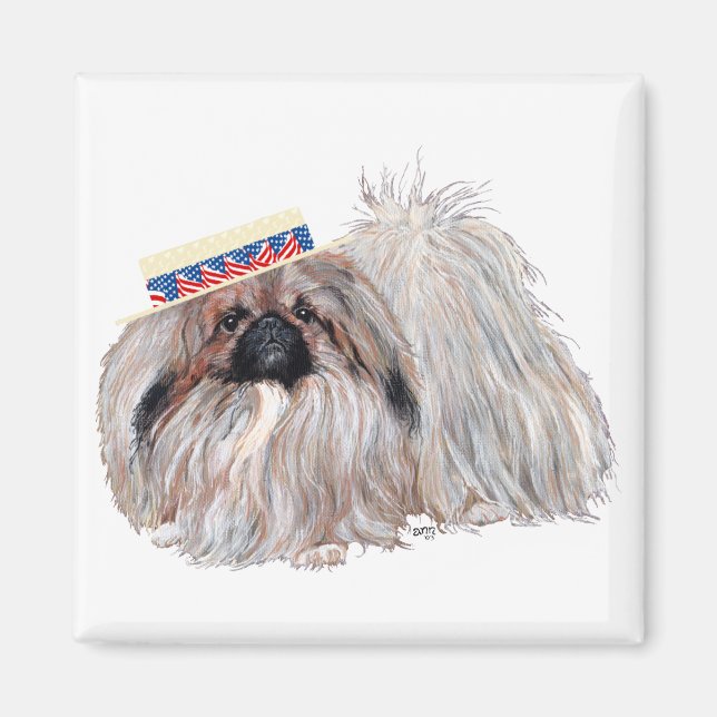 Pekingese Magnet (Framsidan)