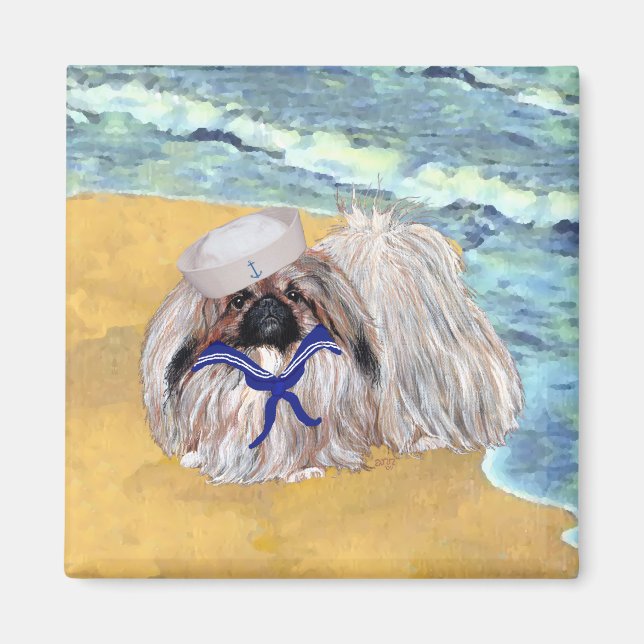Pekingese Magnet (Framsidan)