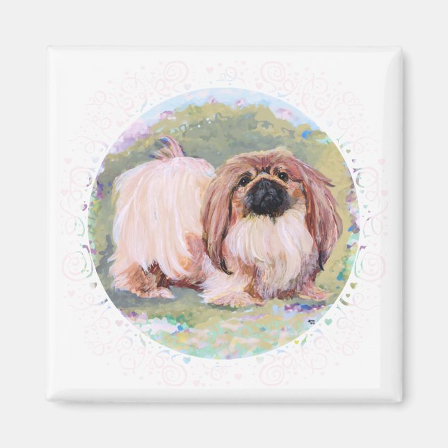 Pekingese Magnet (Framsidan)