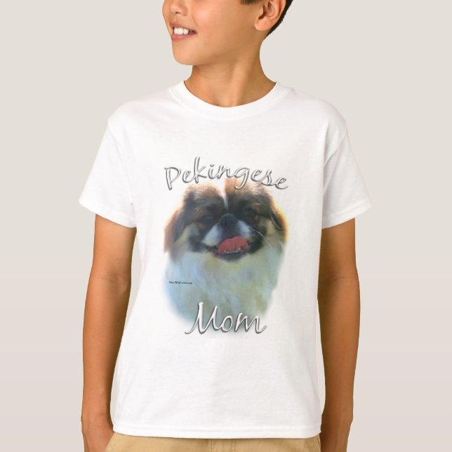 Pekingese Mamma 2 T-shirt (Framsida)