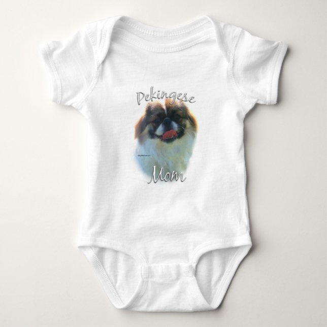 Pekingese Mamma 2 T Shirt (Framsida)