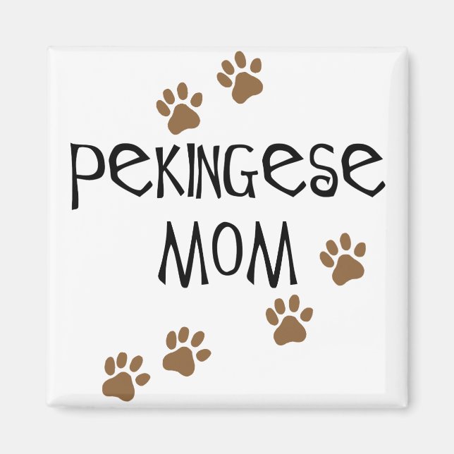 Pekingese Mamma Magnet (Framsidan)