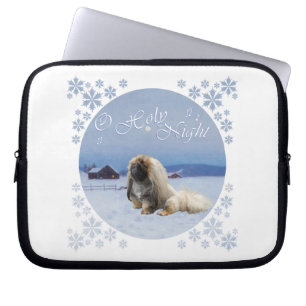 Pekingese O Heliga Natt Laptop Fodral
