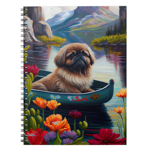 Pekingese på Paddle: En grekisk Äventyr Anteckningsbok (Framsidan)