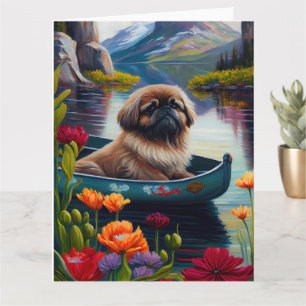 Pekingese på Paddle: En grekisk Äventyr Kort