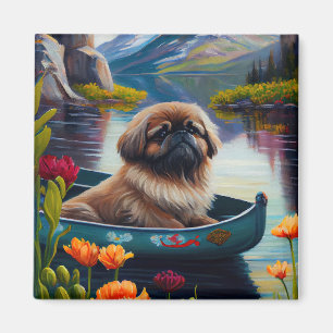 Pekingese på Paddle: En grekisk Äventyr Magnet