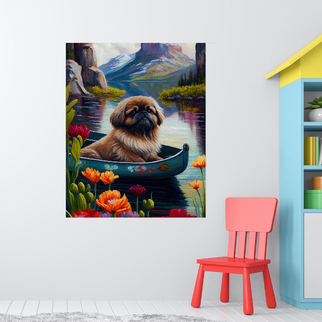 Pekingese på Paddle: En grekisk Äventyr Poster (Barnkammare 1)