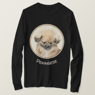 Pekingese Painting - Cute Original Hund Art T Shirt