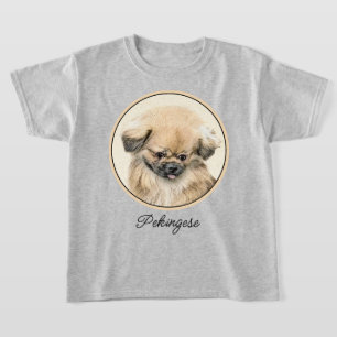 Pekingese Painting - Cute Original Hund Art T Shirt