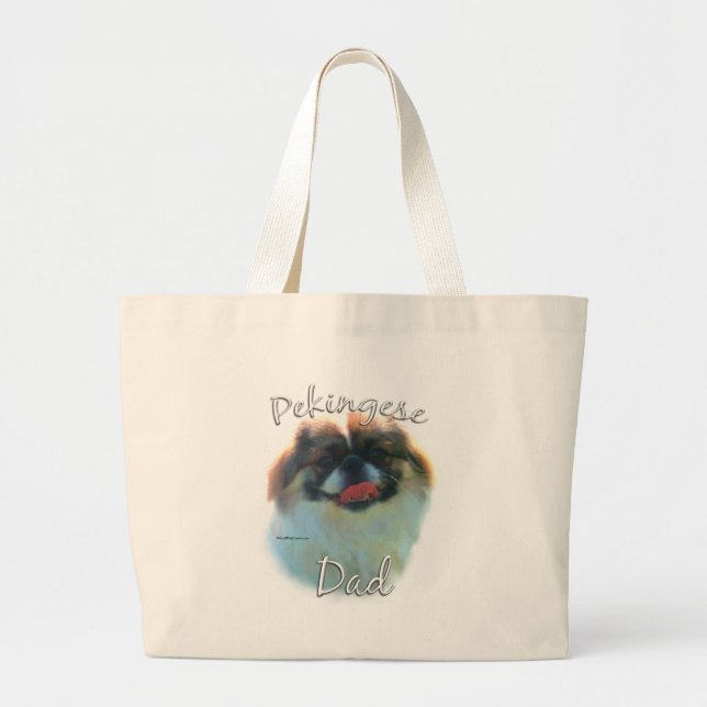Pekingese Pappa 2 Jumbo Tygkasse (Framsidan)