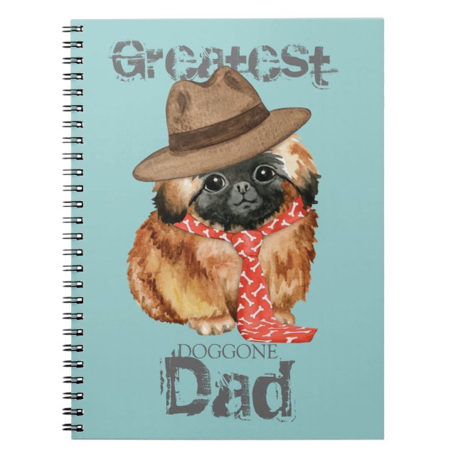 Pekingese Pappa Anteckningsbok (Framsidan)