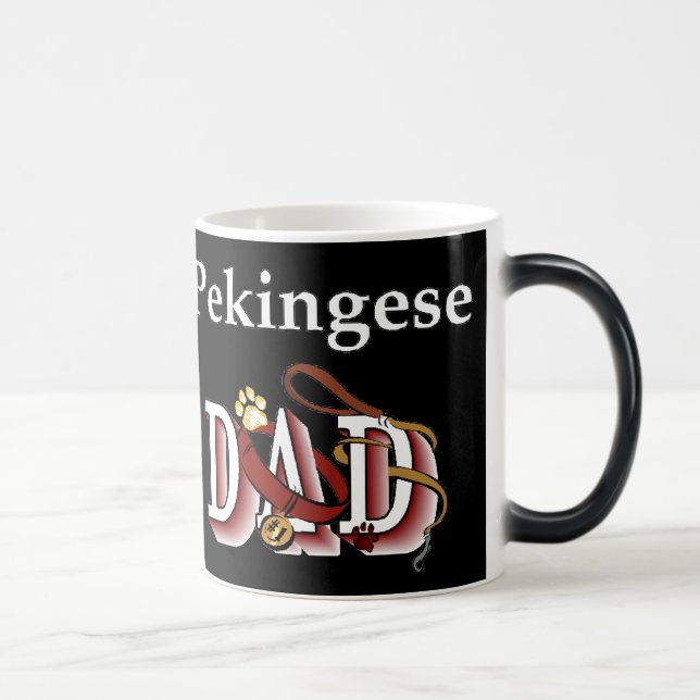 Pekingese Pappa Gifts Magisk Mugg (Höger)